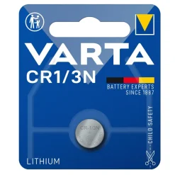 1x CR1/3N Lithium Knopfzelle 3V 170mAh L76 DL1/3N CR11108 VARTA 6131 CR1 3N