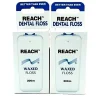 2x Dental Floss Reach Zahnseide gewachst 2x 200 m Zahnzwischenräume reinigen