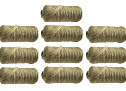 10 x Dichtungshanf Rolle 80 g Dichtungsflachs Hanf Gewindehanf Hanfrolle Spule
