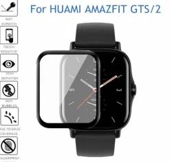 2 x 3D Tempered Glass für Xiaomi Amazfit GTS 2 Huami Original Glas GTS2 GTR 9H
