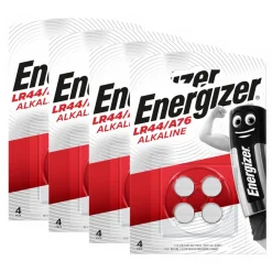 4x Energizer A76 V13GA LR44 AG13 13GA 357 Knopfzelle Batterie 1,5V 4er Blister