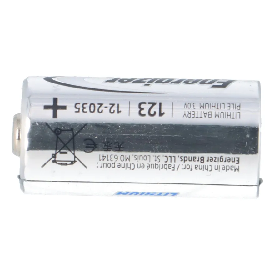 200x Energizer 123 CR123A Lithium Batterie 3V – EL123AP – Großpack