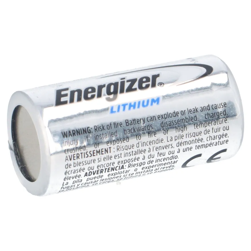 200x Energizer 123 CR123A Lithium Batterie 3V – EL123AP – Großpack
