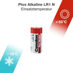 6x 2er Blister Camelion LR1 MN9100 Lady N PLUS Alkaline Batterien