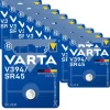 10x 1er Blister Varta V394 / SR936SW Watch 394 SR45 V 394 Batterien Knopfzellen