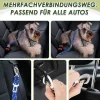 2x Eyein Hundesicherheitsgurt fürs Auto, verstellbar mit Ruckdämpfung, blau