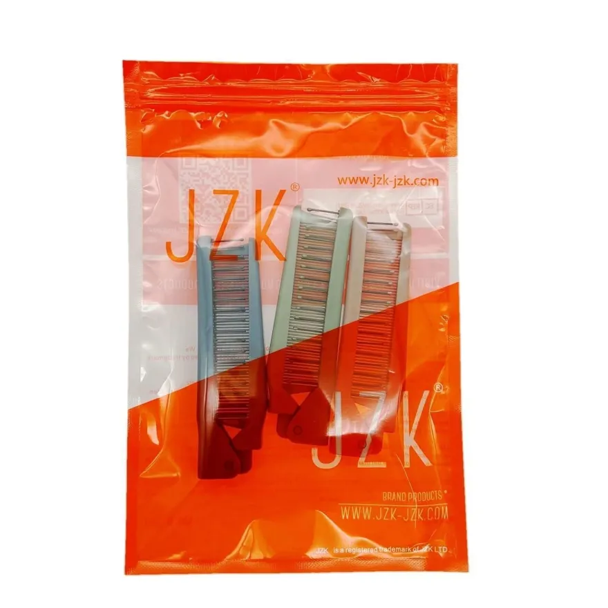 3x faltbare Haarbürsten Kamm Massagekopf feiner Zahnkamm Taschenreise für Frauen