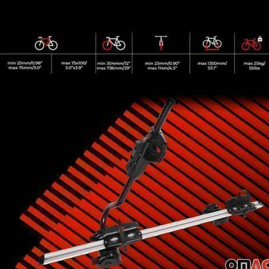 2x Farad Fahrradträger bis 25 kg ABE P-Style Dachfahrradträger EBike FatBike