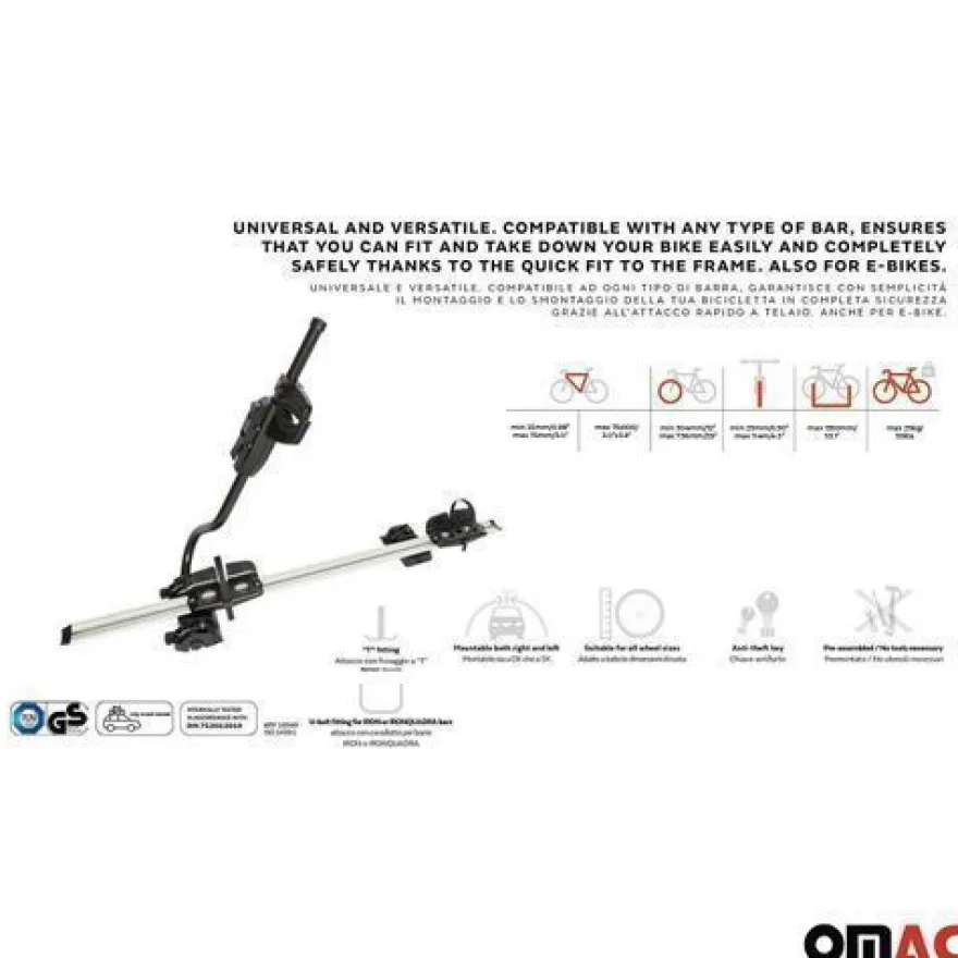 2x Farad Fahrradträger bis 25 kg ABE P-Style Dachfahrradträger EBike FatBike