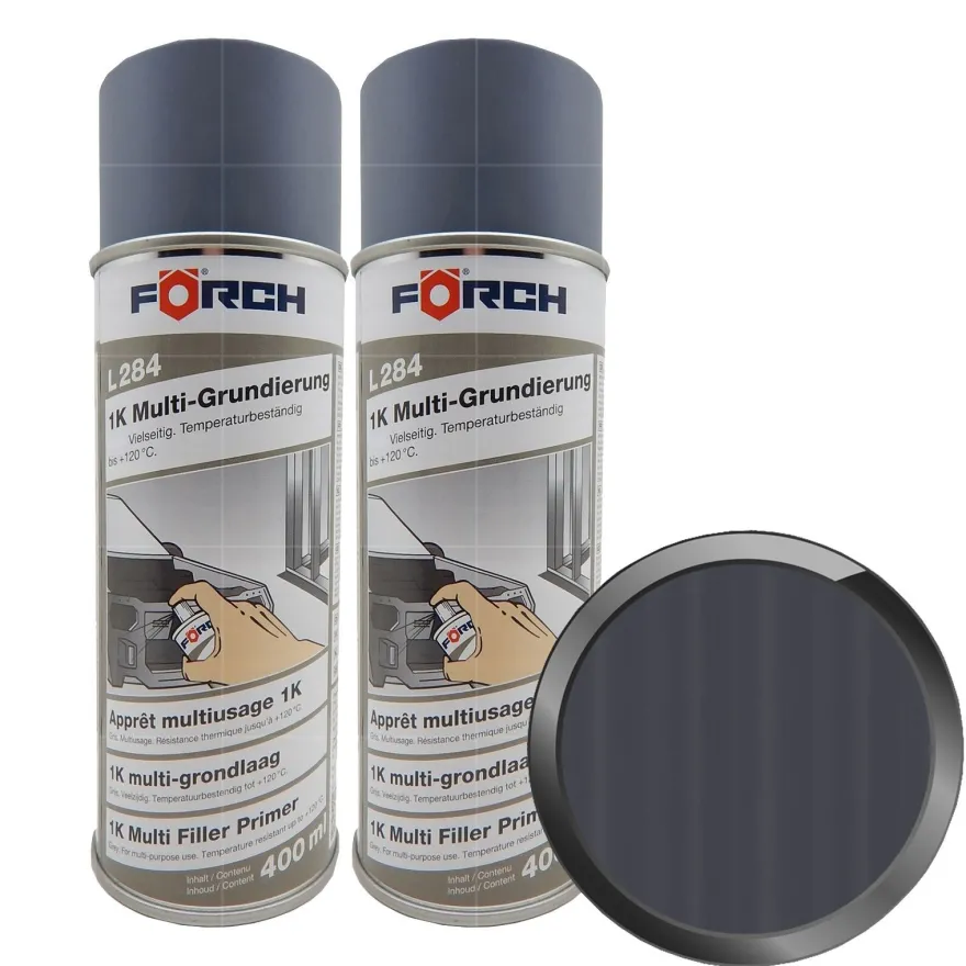 2x FOERCH L284 1K MULTI-GRUNDIERUNG 0.4 LTR Grundierfüller Stahl