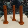 3x Garnelenstamm 20x3cm Terrakotta Garnelenhöhle Tonhöhlen Garnelenturm Garnelen