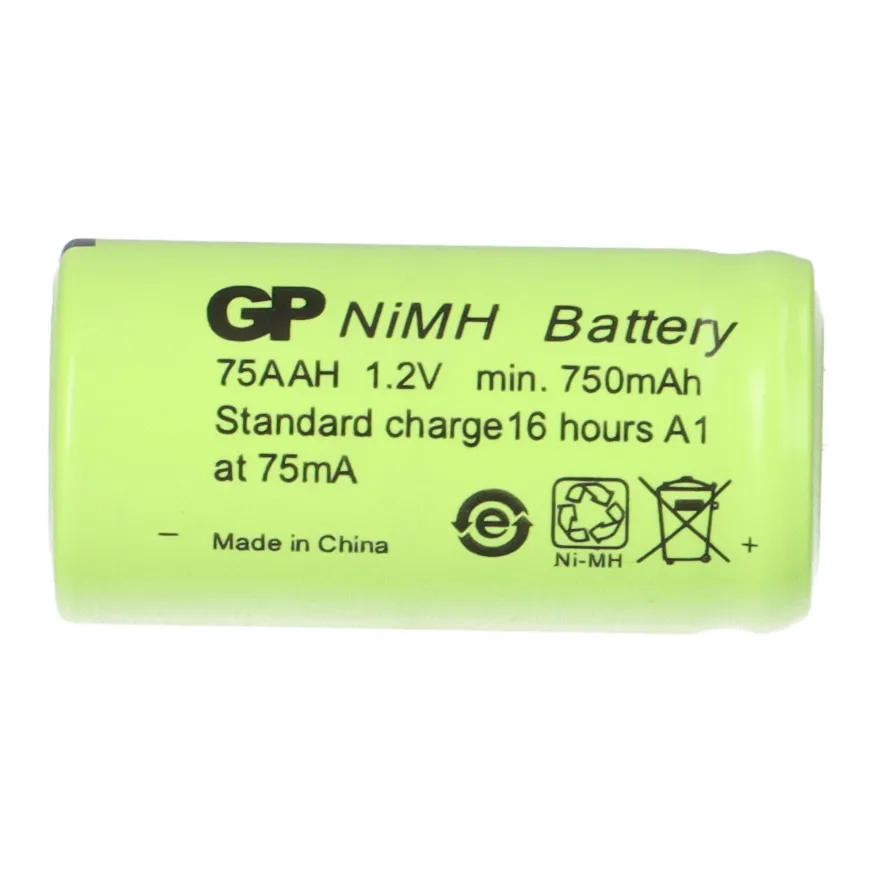 3 x GP GP75AAH Akku 2/3AA Mignon NiMH Akku 1,2V 750mAh