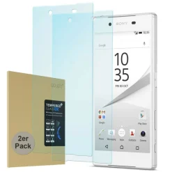 2x 9H Hartglas SONY Xperia Z5 HD Display Schutz Panzer Verbundglas Klar Folie