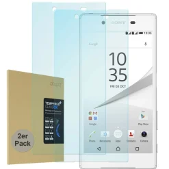 2x 9H Hartglas SONY Xperia Z5 HD Display Schutz Panzer Verbundglas Klar Folie