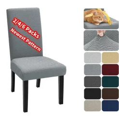 Xineage Stuhlhussen 2er Set, universale Stretch Hussen für Esszimmerstühle