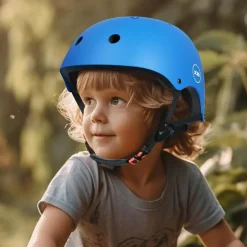 XJD Kinder Jugend Fahrradhelm Klassiker Mädchen Jungs Blau M 55-57cm