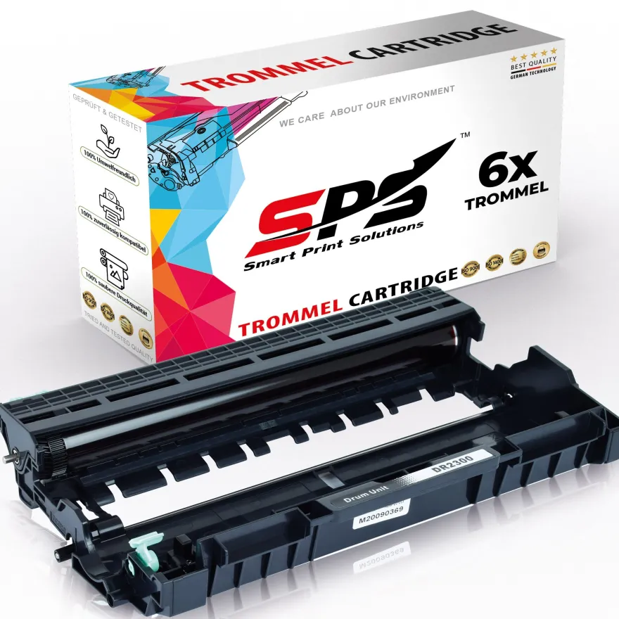 6x Kompatibel für Brother HL-L2365DW Trommeln DR-2300