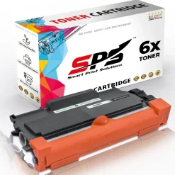 6x Kompatibel für Brother MFC-7360N Toner TN-2220 Schwarz