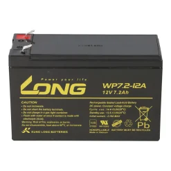 2x Kung Long AGM Akku 12V 7,2Ah passend für Alber scalamobil S10/S20