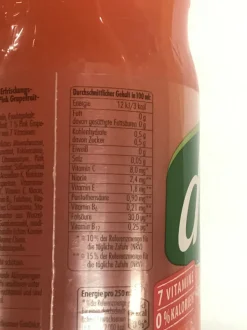 6x 1,00 L. Deit Pink Grapefruit PET Flasche - Mehrweg - ohne Kasten