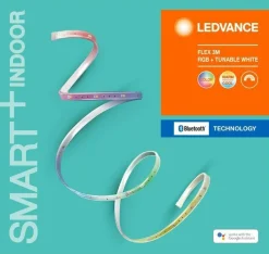 4xLedvance Smart+ LED-Stripe Flex 3m RGB tunable white dimmbar Bluetooth Google