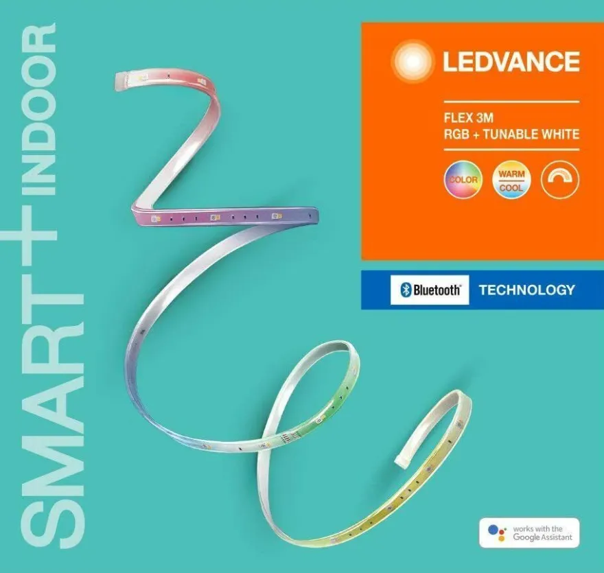 4xLedvance Smart+ LED-Stripe Flex 3m RGB tunable white dimmbar Bluetooth Google