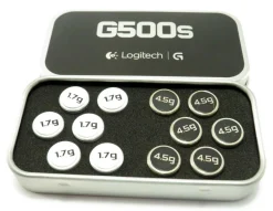 12x Logitech G500 & G500s original Ersatz Tuning-Gewichte mit Etui