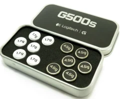 12x Logitech G500 & G500s original Ersatz Tuning-Gewichte mit Etui