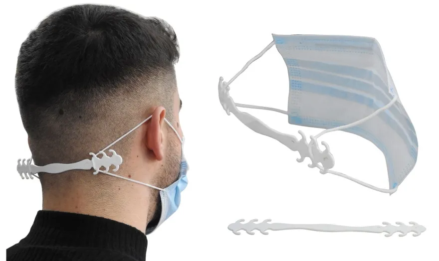 10x Maskenhalter für Schutzmaske Mundschutz Behelfsmaske Ohrenschoner Nackenband