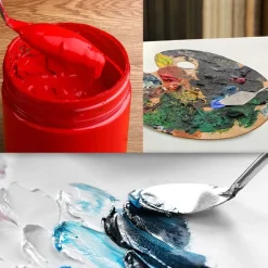 Xmbygey Spachtel Set, 5 Stück Malmesser für Acrylfarben, Palettenmesser für