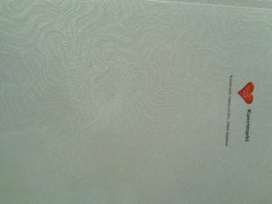 10x metallic satiniert geprägt Grußkarten Kouvert Briefpapier Karin Jittenmeier Ideen