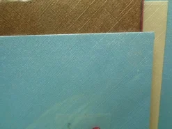 10x metallic satiniert geprägt Grußkarten Kouvert Briefpapier Karin Jittenmeier Ideen