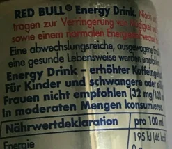 12x250ml Dose Red Bull Energy Drink - Einweg - incl. Pfand!