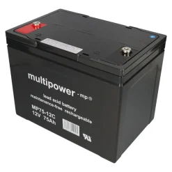 2x Multipower MP75-12C AGM Akku 24V 75Ah – passend für Trendmobil Mars 6 + 10