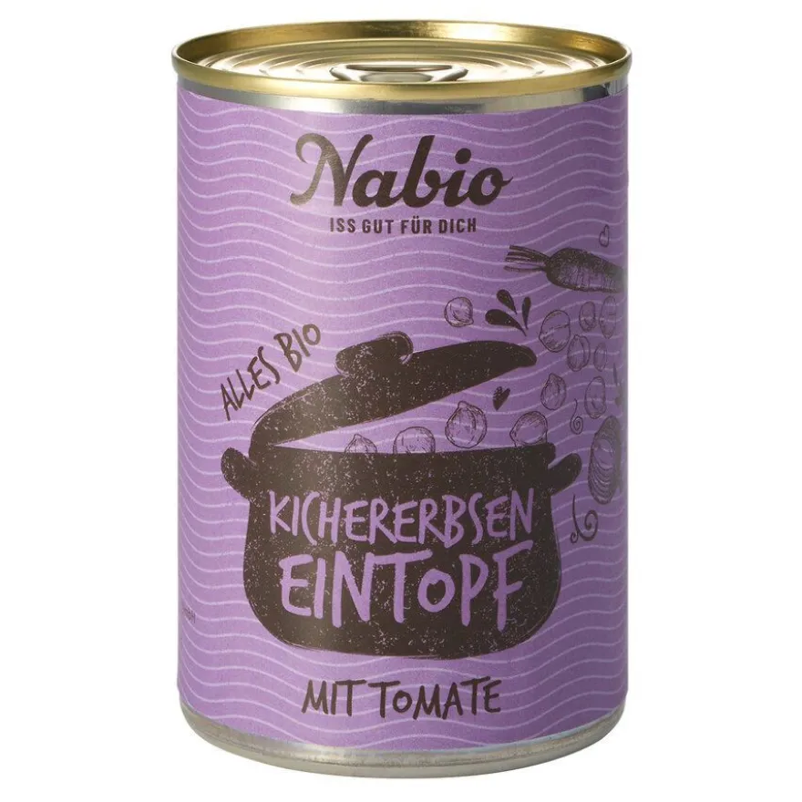 3x Nabio Nabio Eintopf Kichererbsen Eintopf 400g