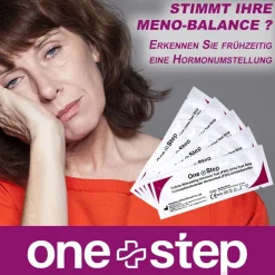 10 x One+Step Menopause Test - FSH Test für die Wechseljahre - und der Meno Balance