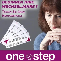 10 x One+Step Menopause Test - FSH Test für die Wechseljahre - und der Meno Balance