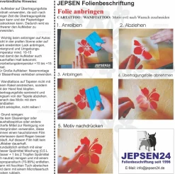 2x Pferde Aufkleber Tribal Set 40cm B01 Seitenaufkleber Anhänger Tuning Folie