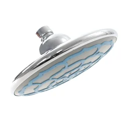 XPOtool Regenduschkopf rund Ø 180mm 3,5bar Silber Kunststoff Solardusche Zubehör