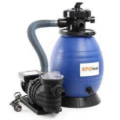 XPOtool Sandfilteranlage 250W 26l Filtertank 10000l/h Pool Pumpe Filterpumpe