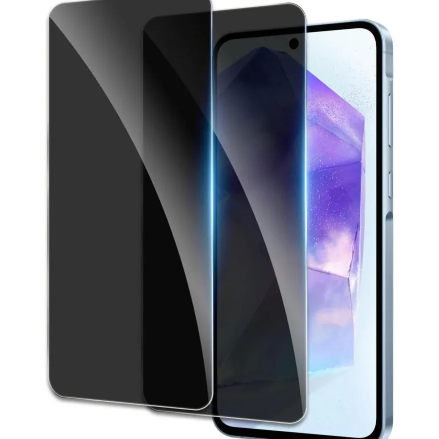 2x Samsung Galaxy A55/A35 Sichtschutz Panzerglasfolie 9H HD Blickschutzfolie