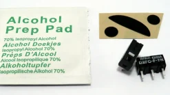 2x Schalter L&R-Klick + 1 Set Gleitpad, Ersatz-Füße für Logitech M185, M220 M175