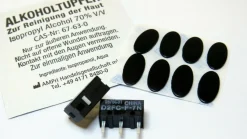 2x Schalter L & R + 2 Set Gleitpad, Ersatz-Füße für Logitech M215, M310, M325