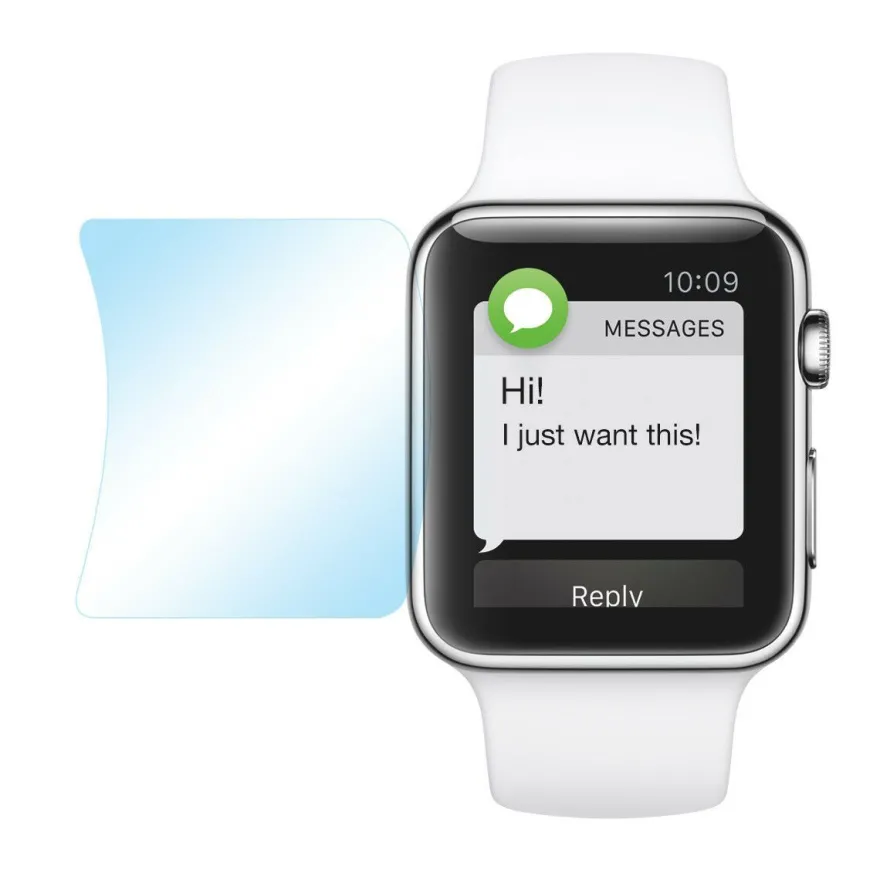 9x Super Clear Schutz Folie Apple Watch 42mm Klar Durchsichtig Display Protector