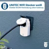 3x Unitec Smart Steckdose WLAN Outdoor IP44 Zwischenstecker Alexa Google Tuya