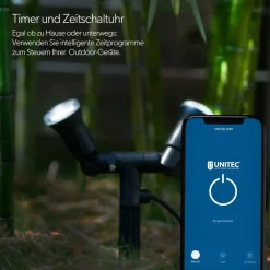 3x Unitec Smart Steckdose WLAN Outdoor IP44 Zwischenstecker Alexa Google Tuya