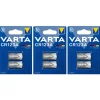 3x Varta CR123A CR17345 Photo Lithium Batterie 3V 6205 ø17x34,5mm 2er Blister
