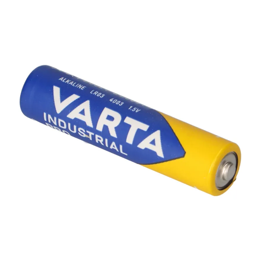 500x VARTA Industrial Pro AAA LR03 1,5V Alkaline – Micro 4003 Großgebinde