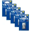 5x Varta Ultra Lithium 9V E-Block E Block 6FR61 Transistor 6122 1er Blister