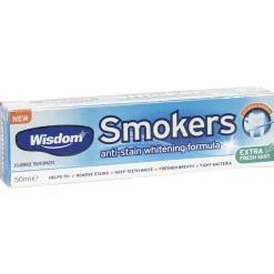 3x Wisdom Smokers anti Stain Whitening Zahnpasta 50ml